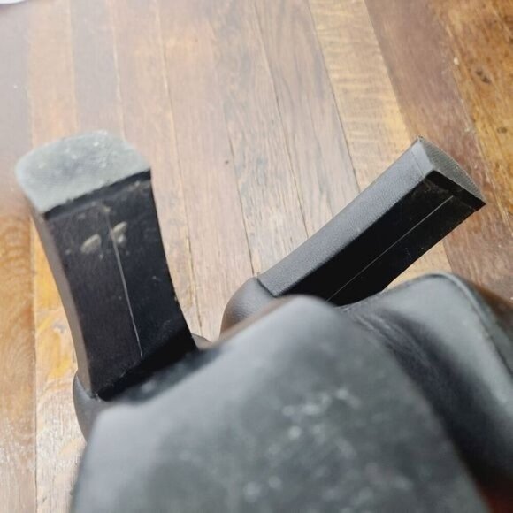 Steve Madden Janicee Black Double Zipper Ankle Boot 7.5 M - Picture 10 of 16